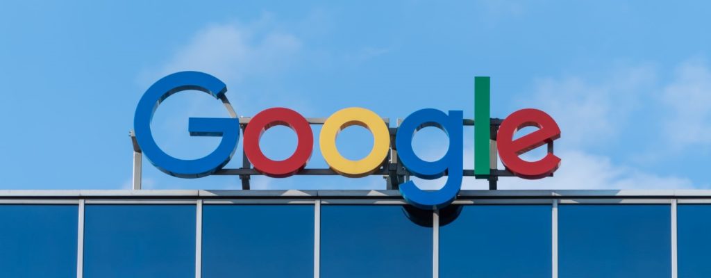 Google Sign on Building